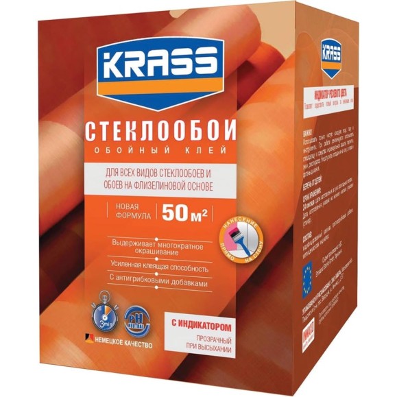 Клей KRASS стеклообои 500 г 90002579184