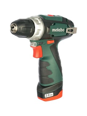 Аккумуляторная дрель Metabo PowerMaxx BS 12 В, 1х2.0, патрон, сумка 600079500