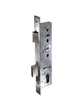 Корпус огнестойкого замка NEMEF 9603/08/35mm PZ92 нержавеющая сталь front 24x245, DIN, реверсивный 69293