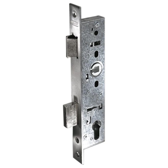 Корпус огнестойкого замка NEMEF 9603/08/35mm PZ92 нержавеющая сталь front 24x245, DIN, реверсивный 69293