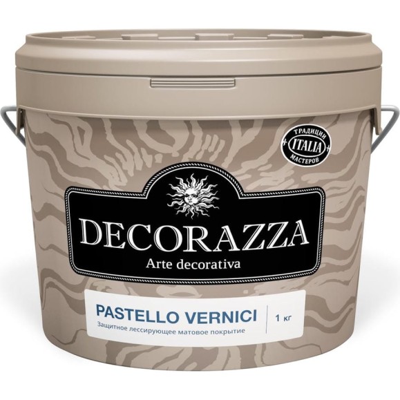 Финишное покрытие DECORAZZA Pastello Vernici PV 001 1 кг DPSV001-10 Финишное покрытие DECORAZZA Pastello Vernici PV 001 1 кг DPSV001-10