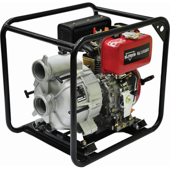 Мотопомпа Elitech МД 1100 Д 80 Г 193480 Мотопомпа Elitech МД 1100 Д 80 Г 193480