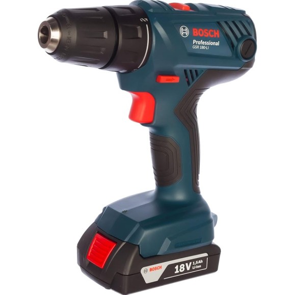 Аккумуляторная дрель-шуруповерт Bosch GSR 180-Li 0.601.9F8.120