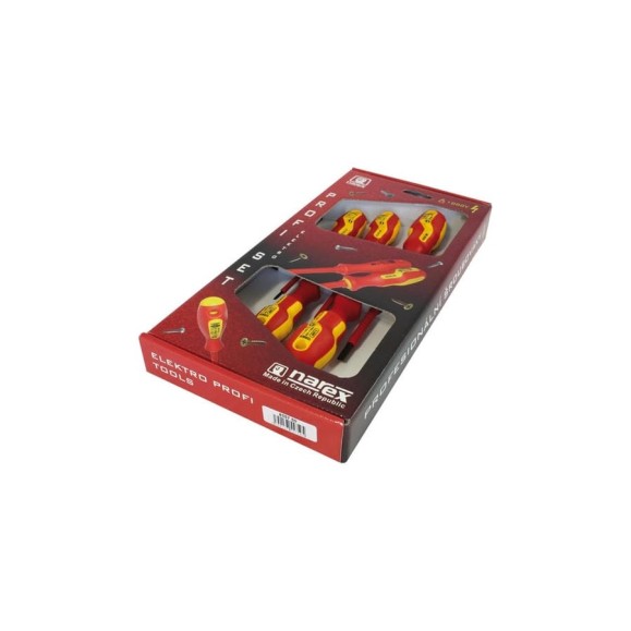 Набор из 5 отверток NAREX S Line Electro Profi 855750