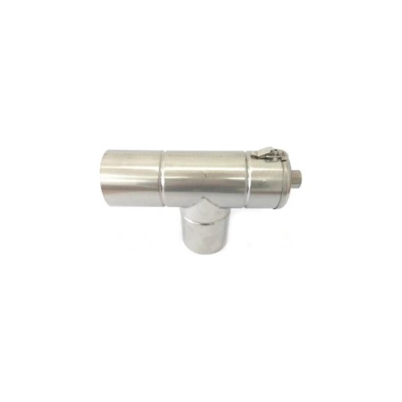 Конденсатоотводчик-тройник с ревизией (75 мм) Rinnai RNN-498900072
