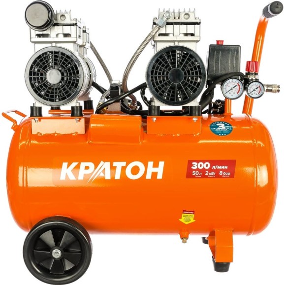 Безмасляный компрессор с прямой передачей Кратон AC-300-50-OFS 3 01 01 053 Безмасляный компрессор с прямой передачей Кратон AC-300-50-OFS 3 01 01 053