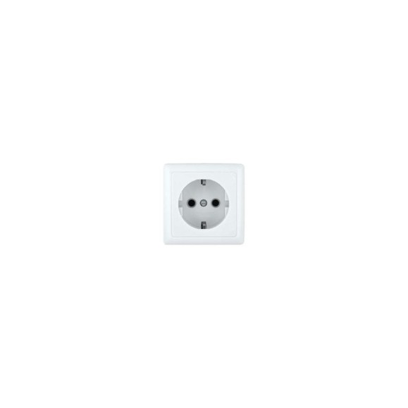 Розетка Systeme Electric ХИТ, О/У, с заземлением, без шторок, белый RA16-133I-B Розетка Systeme Electric ХИТ, О/У, с заземлением, без шторок, белый RA16-133I-B