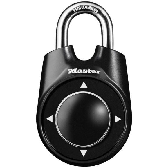Кодовый навесной замок MasterLock ONE черный 1500IEURDBLK