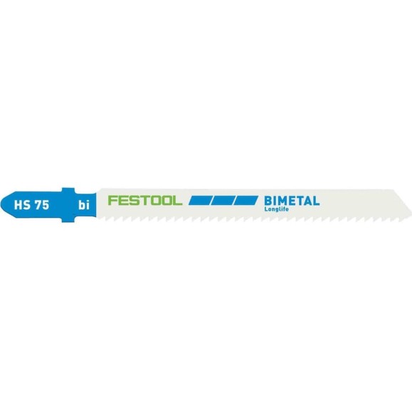Пилки по металлу, 5 шт. FESTOOL S 75/2,5/5 486548