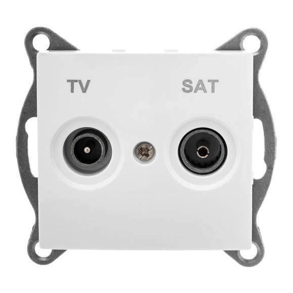 Механизм TV+ SAT розетки GUSI ELECTRIC Bravo, оконечной, СУ, белый С10TS1-001 Механизм TV+ SAT розетки GUSI ELECTRIC Bravo, оконечной, СУ, белый С10TS1-001