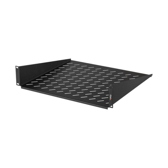Фронтальная полка TLK 19, 2U, Г300мм, черная TLК-SHFR-300-BK
