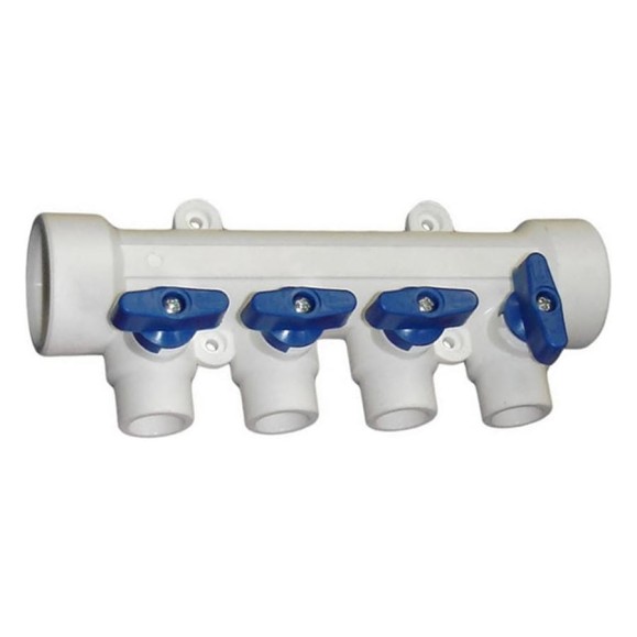 Коллектор Aquapipe PPRC 40-20 с отсекающими кранами 4 вых ., MP-У ИС.090941 Коллектор Aquapipe PPRC 40-20 с отсекающими кранами 4 вых ., MP-У ИС.090941