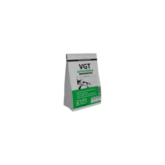 Финишная полимерная сухая шпаклевка 0,5 кг для внутренних работ VGT 11601968 Финишная полимерная сухая шпаклевка 0,5 кг для внутренних работ VGT 11601968