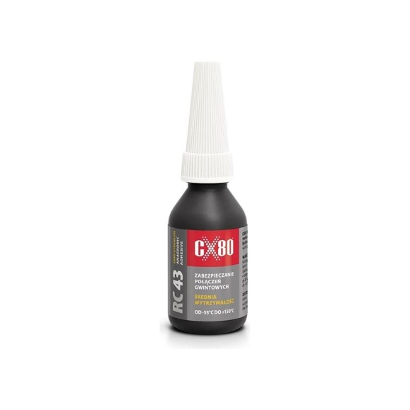 Фиксатор резьбы средней прочности CX80 синий RC43 10ML BLISTER 424 Фиксатор резьбы средней прочности CX80 синий RC43 10ML BLISTER 424