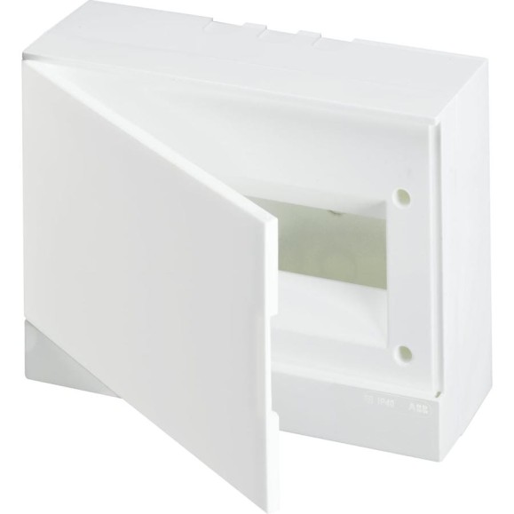 Навесной бокс ABB ЩРн-П-12М белая дверь Basic E с клеммами 1SZR004002A2104
