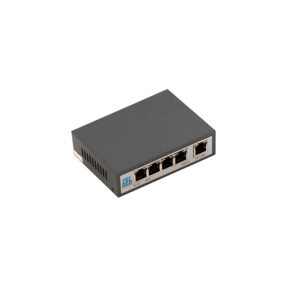 Неуправляемый коммутатор GIGALINK 4 PoE 802.3af/at порта 100Мбит/с GL-SW-F001-04P