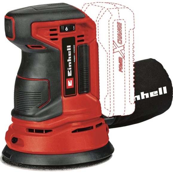 Аккумуляторная эксцентриковая шлифмашина Einhell PXC TE-RS 18 Li-Solo 4462010