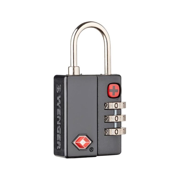 Кодовый замок Wenger TSA черный 3.3x1.3x6.2 см 604563