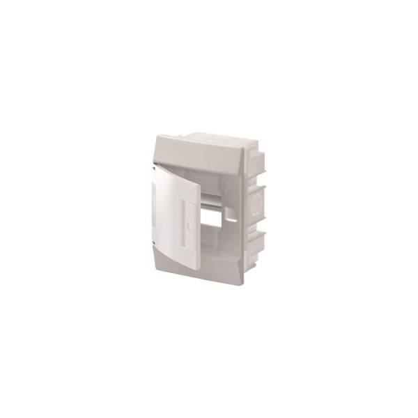 Бокс в нишу ABB Mistral41 4М непрозрачная дверь 850 без клемм белый 1SLM004100A1300
