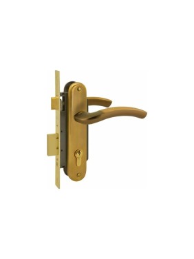 Врезной замок НОРА-М N23-70 Л мат.кофе 16137