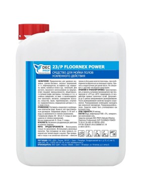 Средство для мойки полов усиленного действия DEC PROF 23/P FLOORNEX POWER (5л) 023P-5