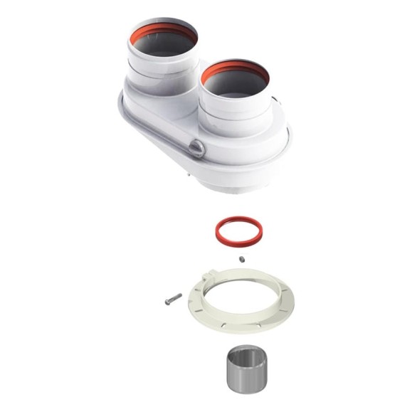 Адаптер 60/100 на 80/80 мм для раздельной системы Bosch, Buderus DR thermo А-03-014 Адаптер 60/100 на 80/80 мм для раздельной системы Bosch, Buderus DR thermo А-03-014