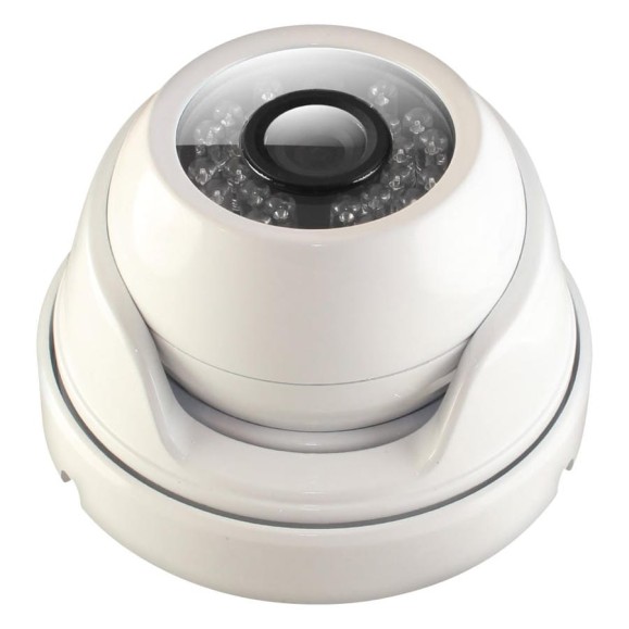 Камера GINZZU HAD-1034O, AHD 1.0Mp OV9732, 3.6mm, купольная, IR 20 м, IP66, металл 12313