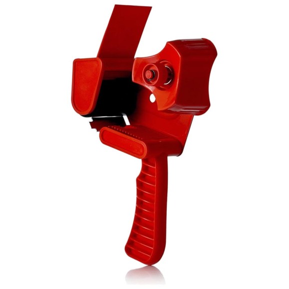 Профессиональный металлический диспенсер для клейкой ленты TECHROLL 50мм_ Red металлический Профессиональный металлический диспенсер для клейкой ленты TECHROLL 50мм_ Red металлический