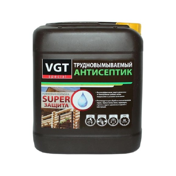 Трудновымываемый антисептик VGT 5 кг 11602970