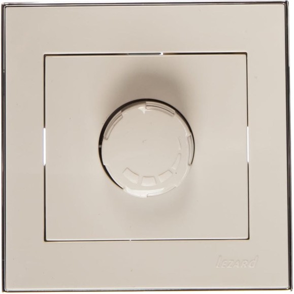 Диммер LEZARD RAIN 1000W белый с бок. вст. хром 703-0225-157