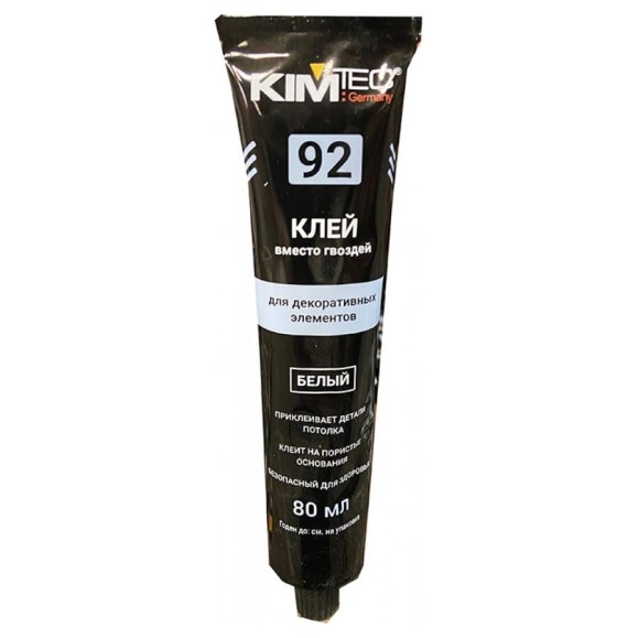 Клей 92 KIM TEC декор белый 80мл 11603136