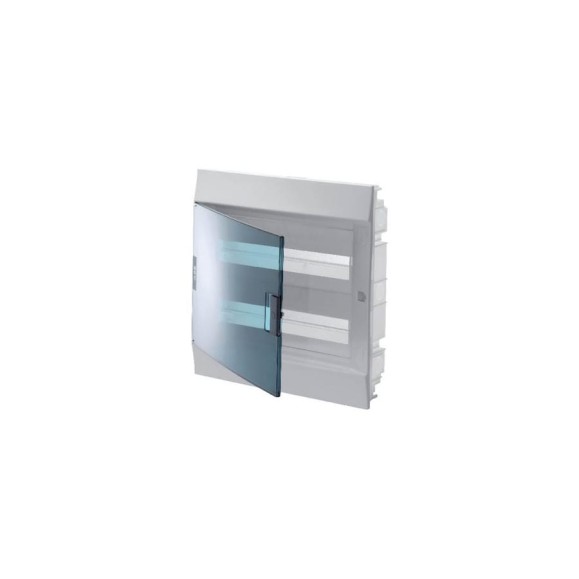 Бокс в нишу ABB Mistral41 36М зеленая дверь 2 ряда 850 без клемм белый 1SLM004100A1406