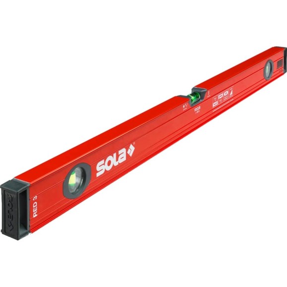 Уровень (L=60 см, 3 глазка) SOLA RED 3 60 01214801