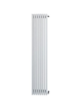 Стальной трубчатый радиатор Loten Grey V 1750 6 секций, белый RAL9016, боковое подключение 061572