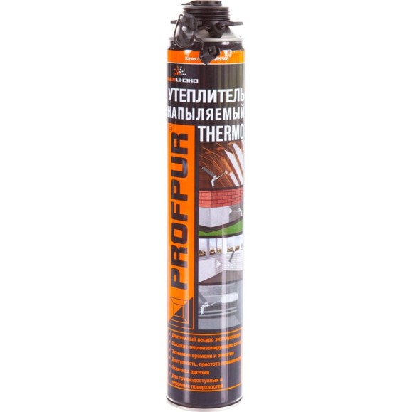 Напыляемый утеплитель Profpur thermo 890 мл 11602123 Напыляемый утеплитель Profpur thermo 890 мл 11602123