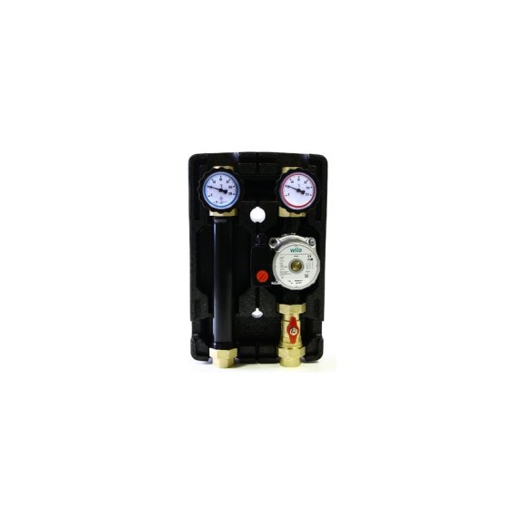 Насосная группа Uni-Fitt прямая DN25, с насосом Wilo Star RS 25/6 180, в теплоизоляции 490W2500.IT