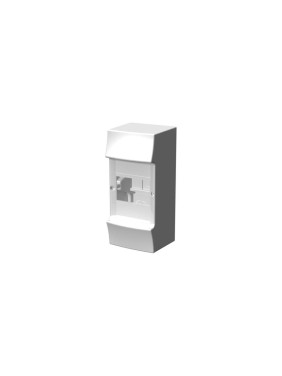 Бокс ABB Mistral41 настенный, 4М без двери, без клемм, белый 1SPE007717F0200