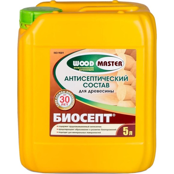 Антисептический состав Woodmaster Биосепт Ультра 5 л 1 709 Антисептический состав Woodmaster Биосепт Ультра 5 л 1 709