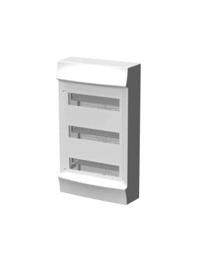 Настенный бокс ABB Mistral41 36М без двери без клемм 3ряда белый 1SPE007717F0600