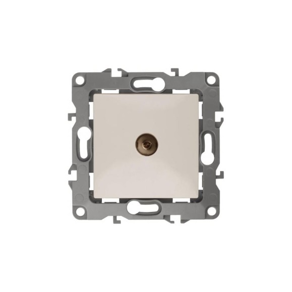 Розетка TV ЭРА 12-3102-02 проходная, IP20, 12, слоновая кость Б0027432 Розетка TV ЭРА 12-3102-02 проходная, IP20, 12, слоновая кость Б0027432