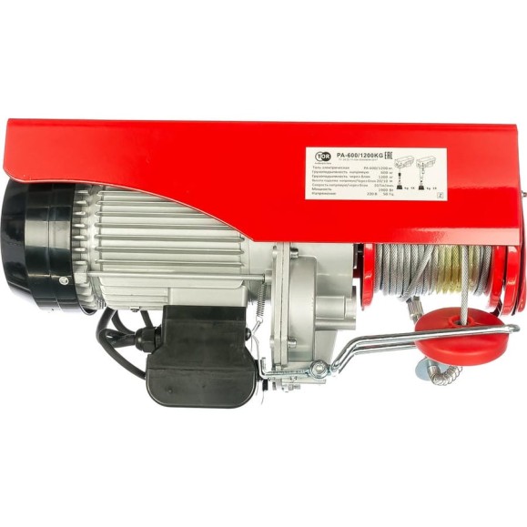 Электрическая таль TOR PA-600/1200 20/10 м 1101201 Электрическая таль TOR PA-600/1200 20/10 м 1101201