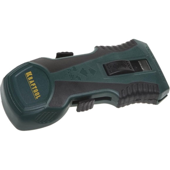 Скребок Kraftool EXPERT Safety 2 в 1, двухкомпонентный корпус, тип лезвия H01, пластиковое лезвие в комплекте 08543