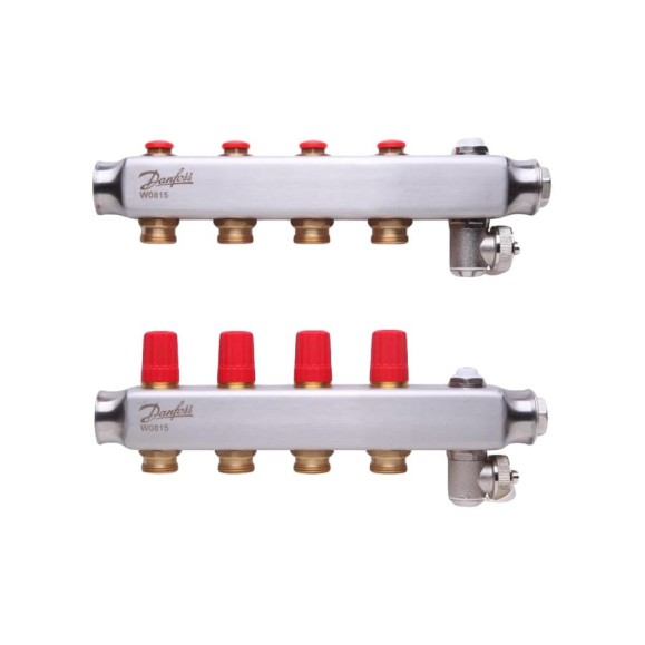 Коллекторы Danfoss SSM-4 для 4 контуров 088U0804 Коллекторы Danfoss SSM-4 для 4 контуров 088U0804
