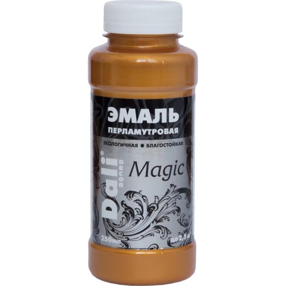 Эмаль Dali-Decor Maqic золото 0.25 л 6/12 203407 Эмаль Dali-Decor Maqic золото 0.25 л 6/12 203407