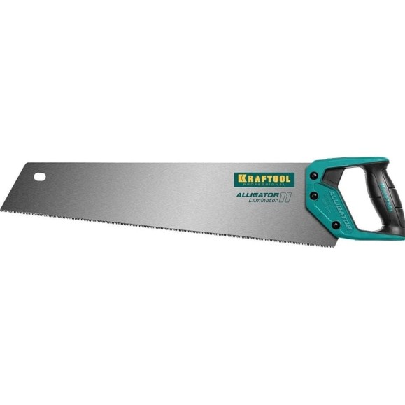 Ножовка по ламинату Kraftool Alligator LAMINATOR, 500 мм, 11 TPI 3D зуб, 15207