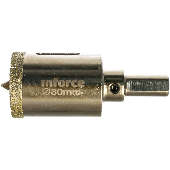 Коронка алмазная по стеклу и керамике (30 мм; 30 мм) Inforce 11-01-069 Коронка алмазная по стеклу и керамике (30 мм; 30 мм) Inforce 11-01-069
