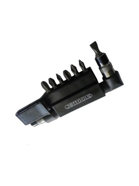 Набор бит с угловой отверткой Jettools 1/4'' 8шт W-6208