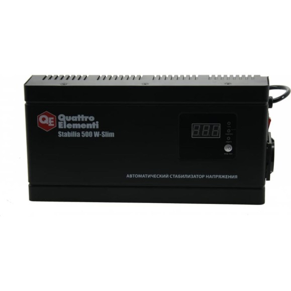 Настенный стабилизатор напряжения QUATTRO ELEMENTI Stabilia 500 W-Slim 772-555