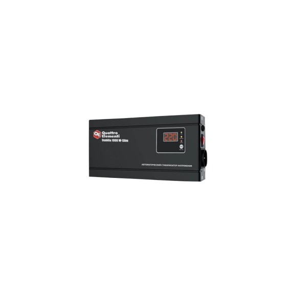 Настенный стабилизатор напряжения QUATTRO ELEMENTI Stabilia 1000 W-Slim 772-562