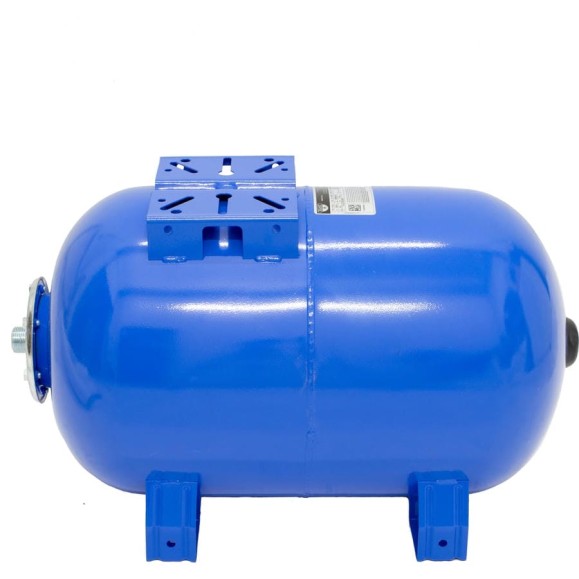 Гидроаккумулятор горизонтальный ULTRA-PRO 60 л, 10 Бар, 1" G, синий ZILMET 1100006005